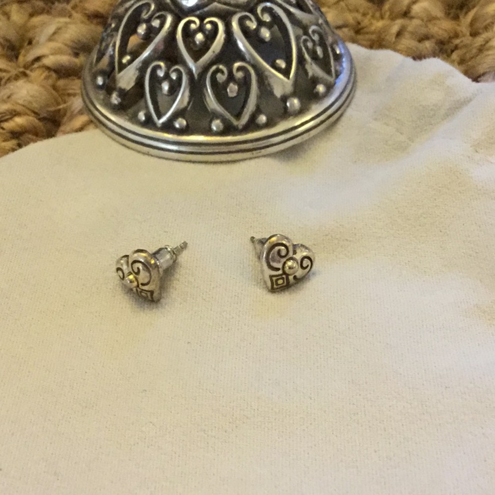 Brighton heart stud earrings